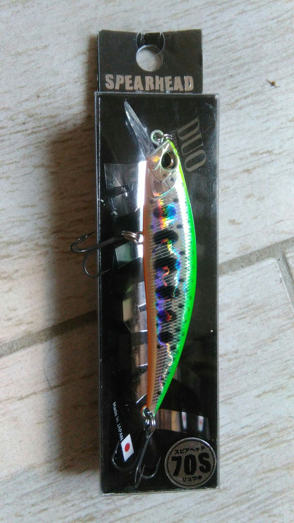 DUO SPEARHEAD RYUKI 70S  LIME YAMAME OB