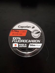 FLUOROCARBON 100% 50M 0,35MM 7,75KG