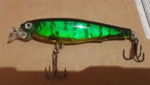 3DS MINNOW 7CM FLOTTANT VERT ET NOIR