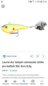 STRIKE PRO TAILSPIN BATDISH 5CM.