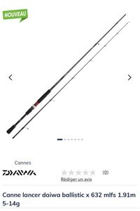 DAIWA BALLISTIC X 632MLFS