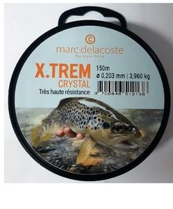 NYLON X-TREM CRYSTAL 150 M  DIAM: 0,121 MM