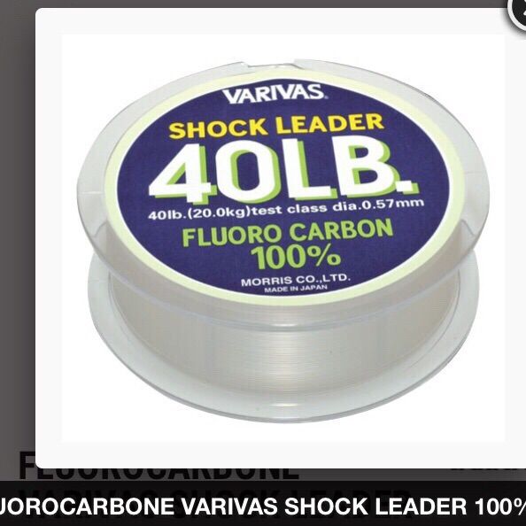 FLUOROCARBONE VARIVAS SHOCK LEADER 100% - 30M