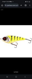 LEURRE SUSPENDING WESTIN SWIM GLIDEBAIT - 12CM - ICE PERCH