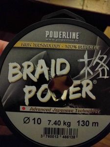 BRAID POWER GRIS / 0,10MM / 7,40KG