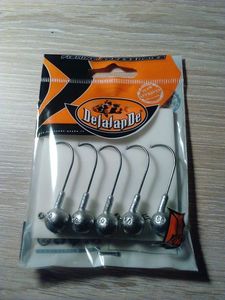 Delalande 5 tetes plombees bronzees 10gr Delalande 5 tetes plombees bronzees 10gr