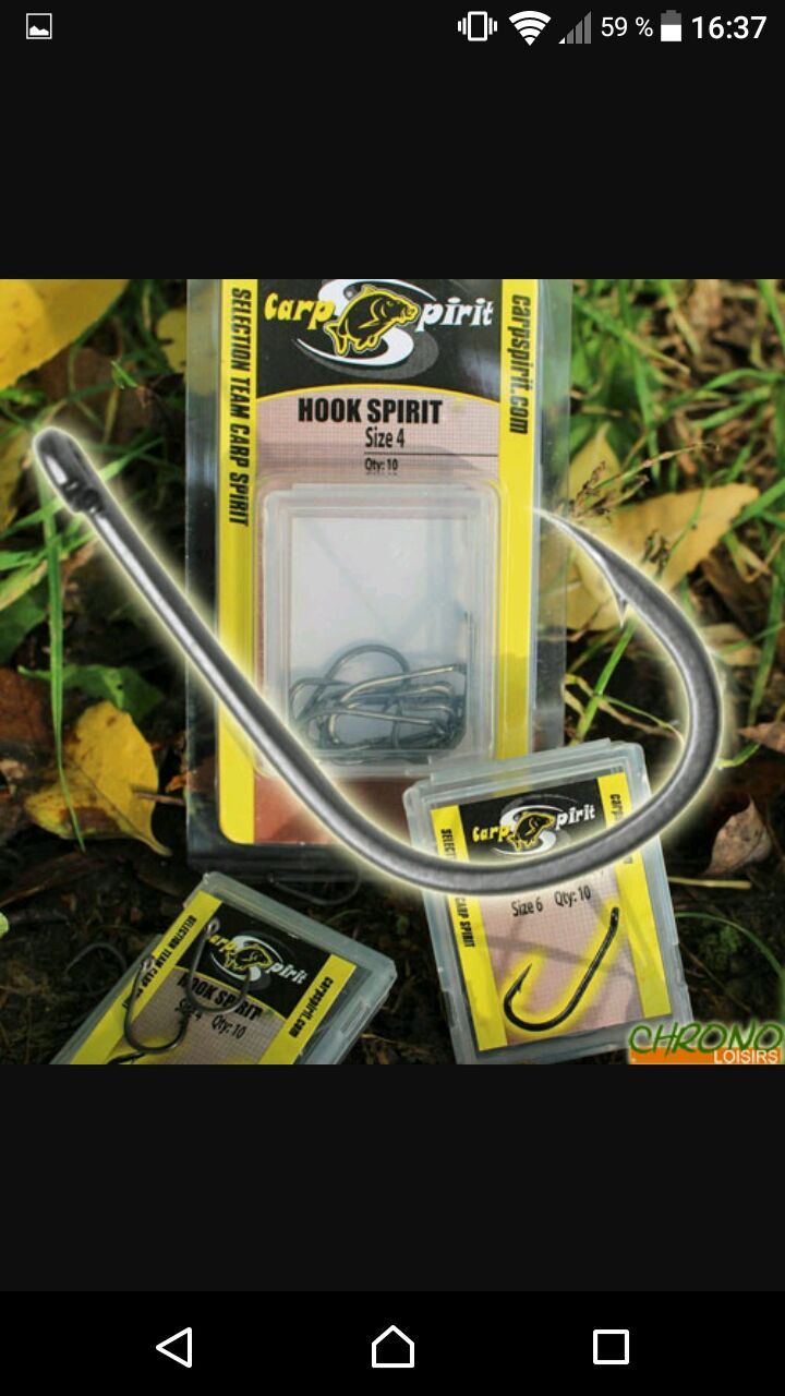 HAMEÇON CARP SPIRIT TAILLE 4