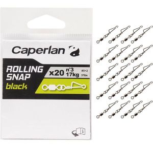 ÉMERILLON AGRAFE ROLLING SNAP BLACK