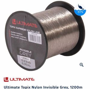  TOPIX NYLON INVISIBLE GREY