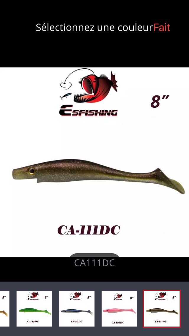 PIG SHAD 8 POUCE 20 CM 49 GR