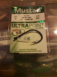 HAMEÇON MUSTAD SIZE 8/0