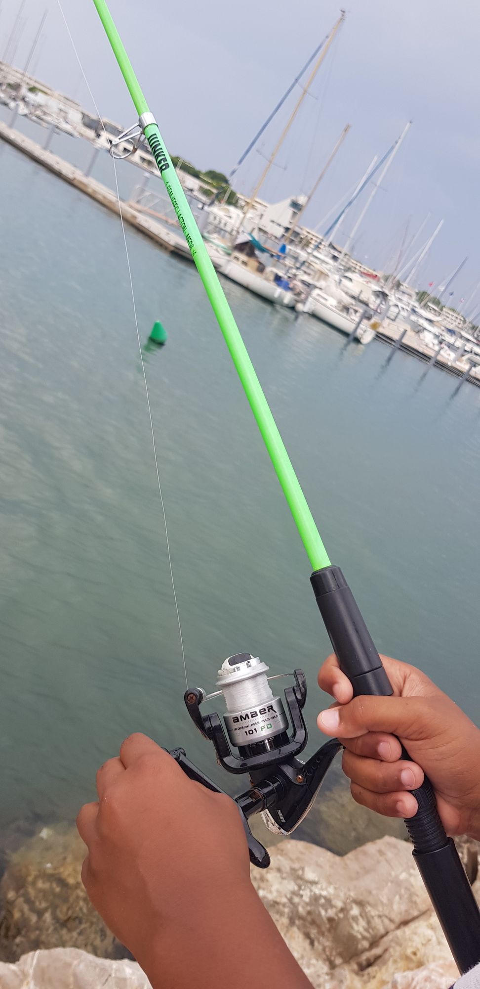 CANNE JUNKER 1.65M + MOULINET SERT AMBER 101 FD