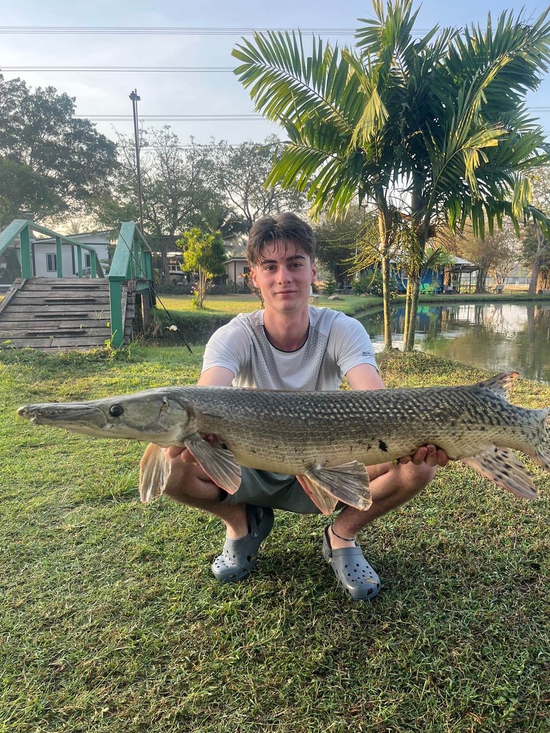 Last Alligator Gar caught