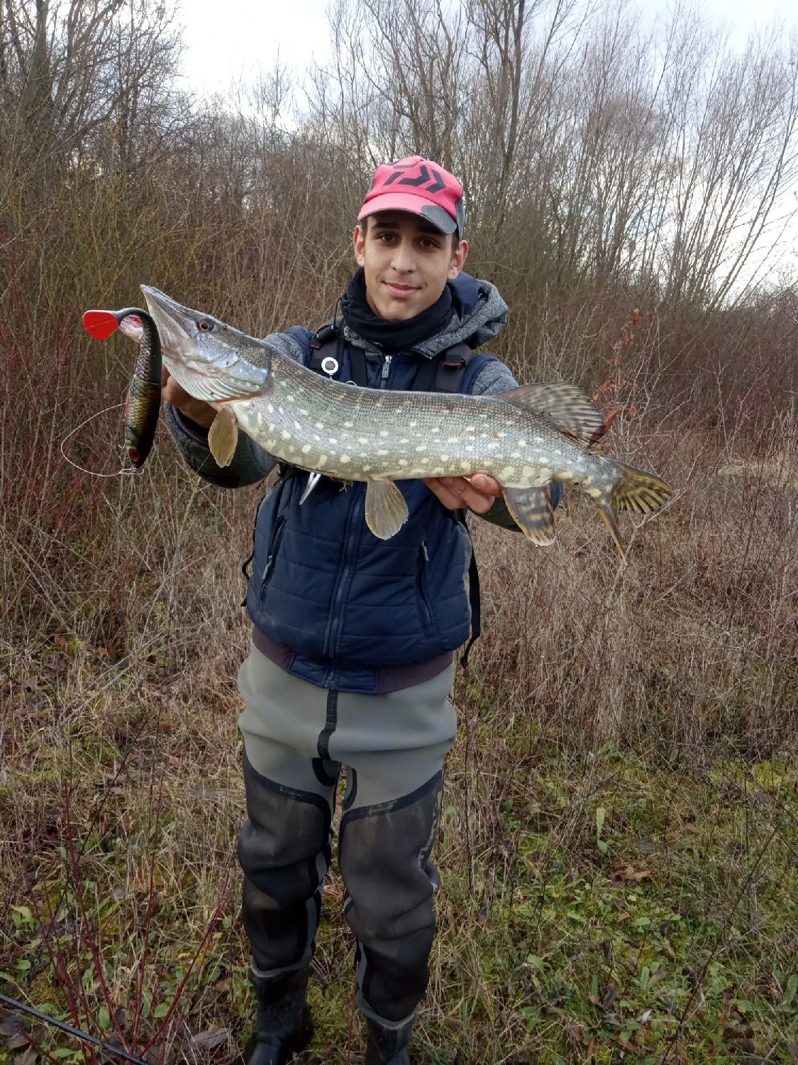 Predator fishing in Champagne