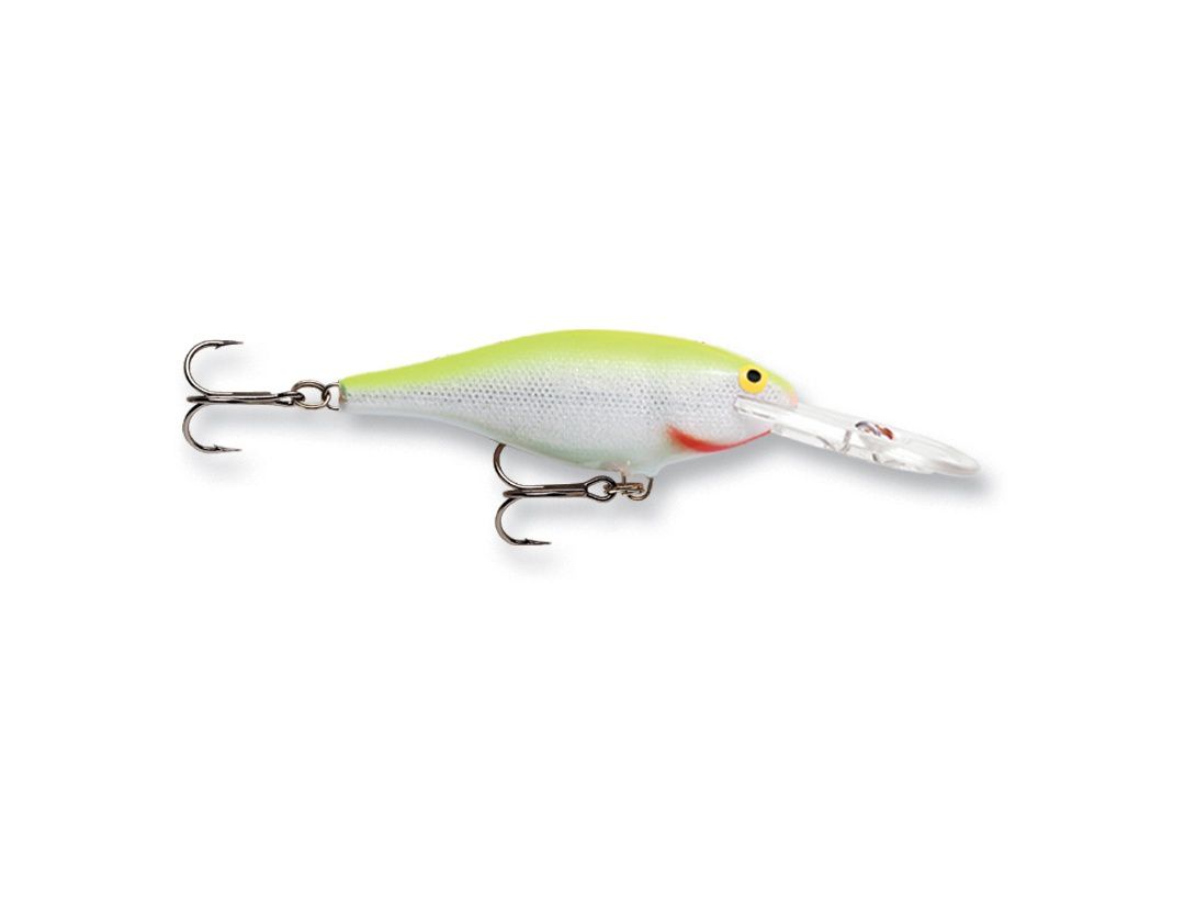 SHAD RAP SR09 SILVER FLUORESCENT CHARTREUSE