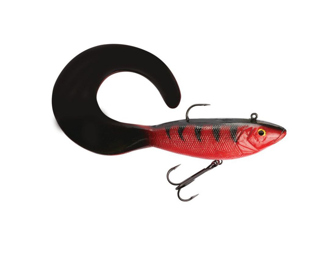 GIANT TAIL SEEKER SHAD GTSS08 PEARL BELLY DEMON