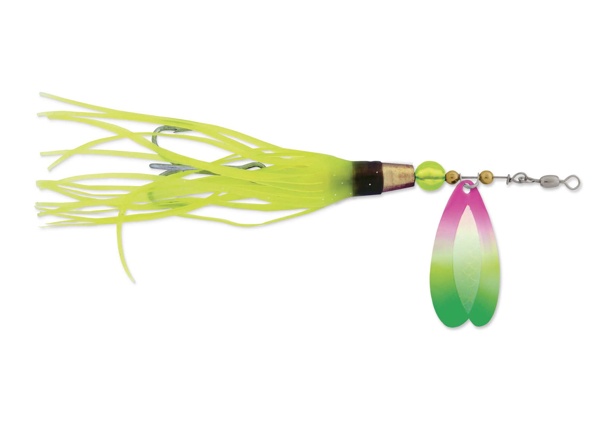 Luhr Jensen COHO BOLO 2533-058 NICKEL/SCALELITE/CHARTREUSE