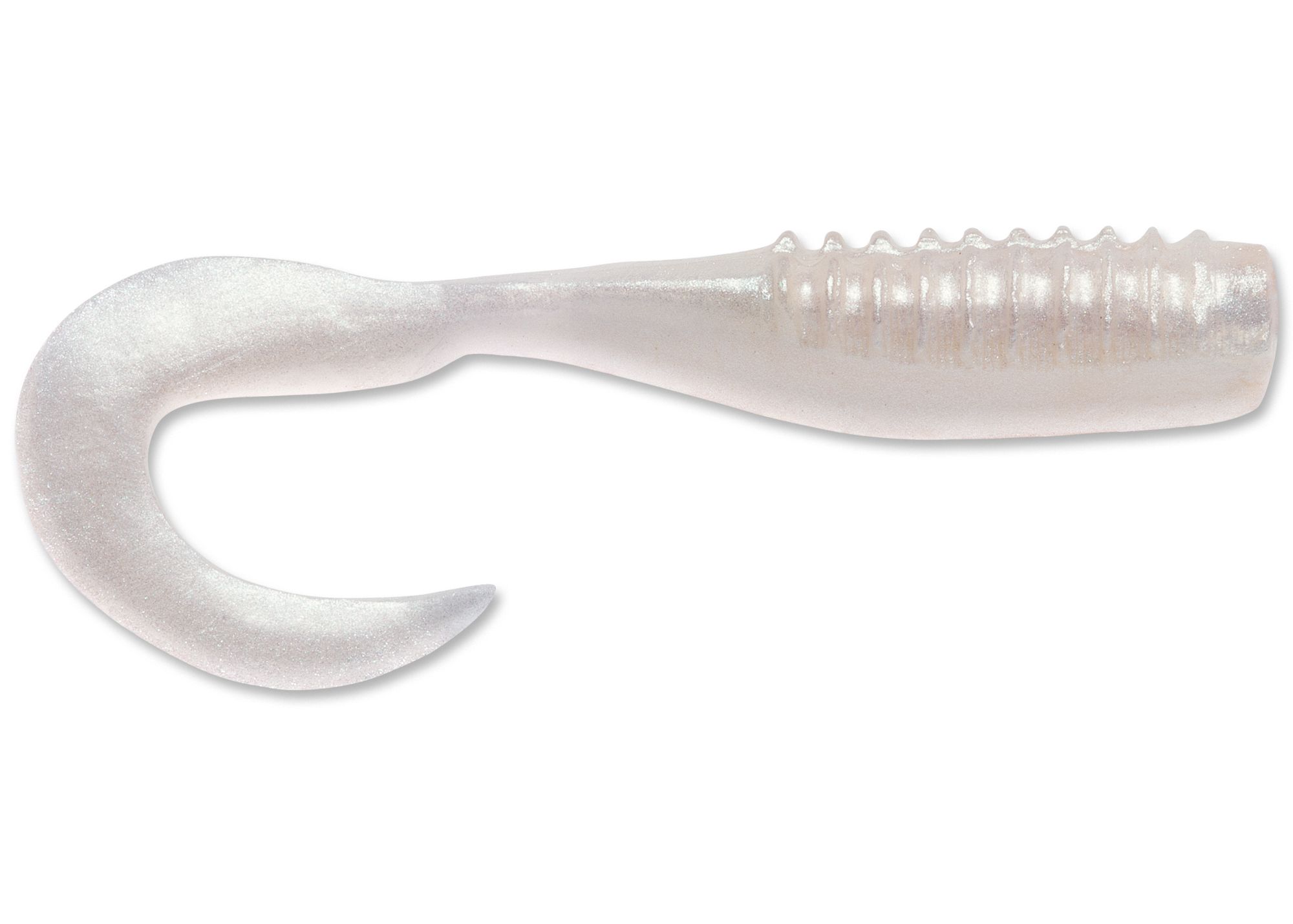 CURL TAIL MINNOW TXCTM15 PEARL WHITE