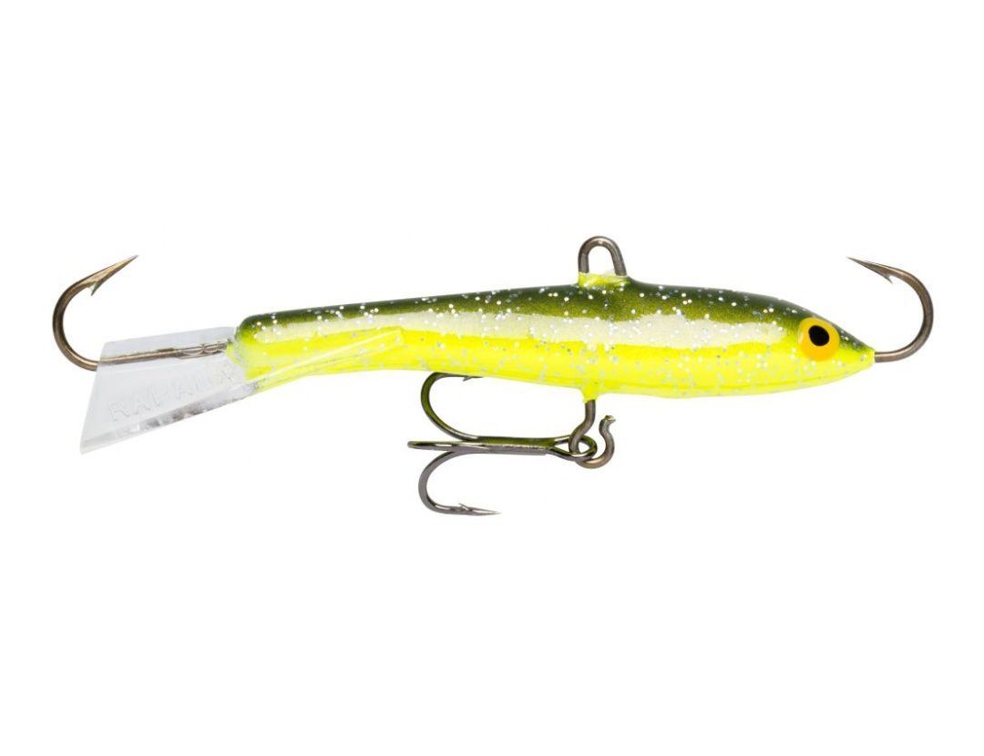 JIGGING RAP W7 OLIVE CHARTREUSE HOLOGRAM FLAKE