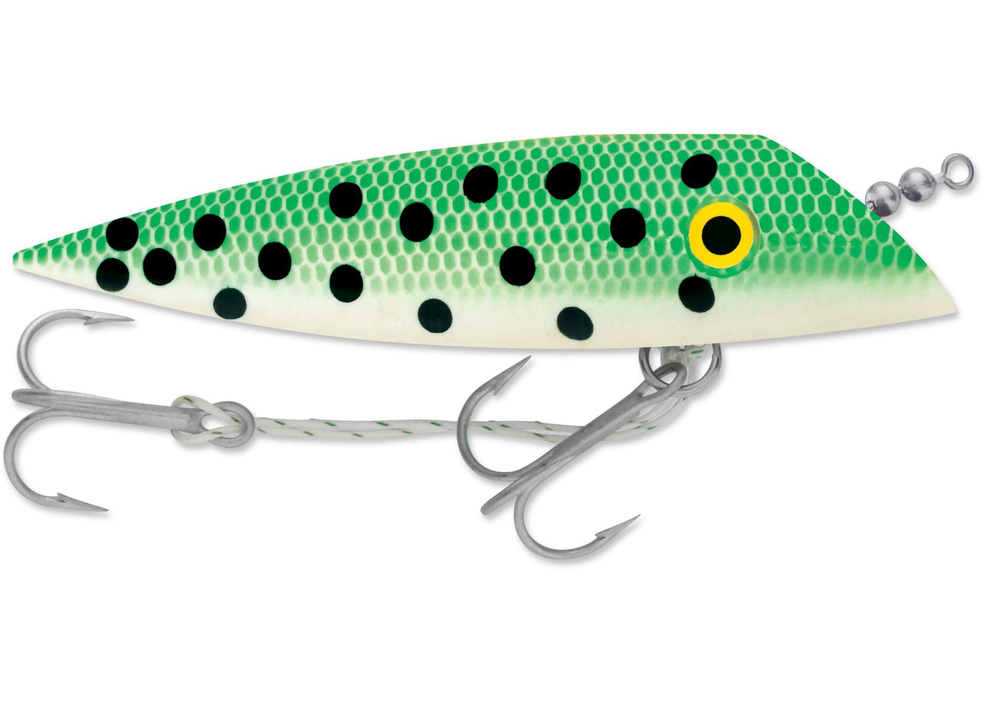 Luhr-Jensen J-Plug Size 4 Silver Green Top Color with Card – My Bait Shop,  LLC