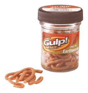 GULP! EARTHWORMS 10 CM NATURAL BROWN