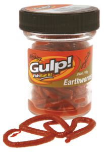 GULP! EARTHWORMS 10 CM RED