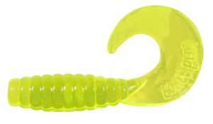 POWERBAIT MICRO POWER GRUB 5 CM CHARTREUSE