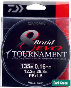 TOURNAMENT 8 BRAID EVO 16/100 135 M VERT