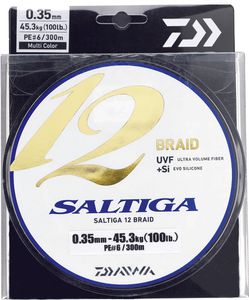 SALTIGA 12 BRAID 30/100 600 M MULTICOLORE SALTIGA 12 BRAID 30/100 600 M MULTICOLORE