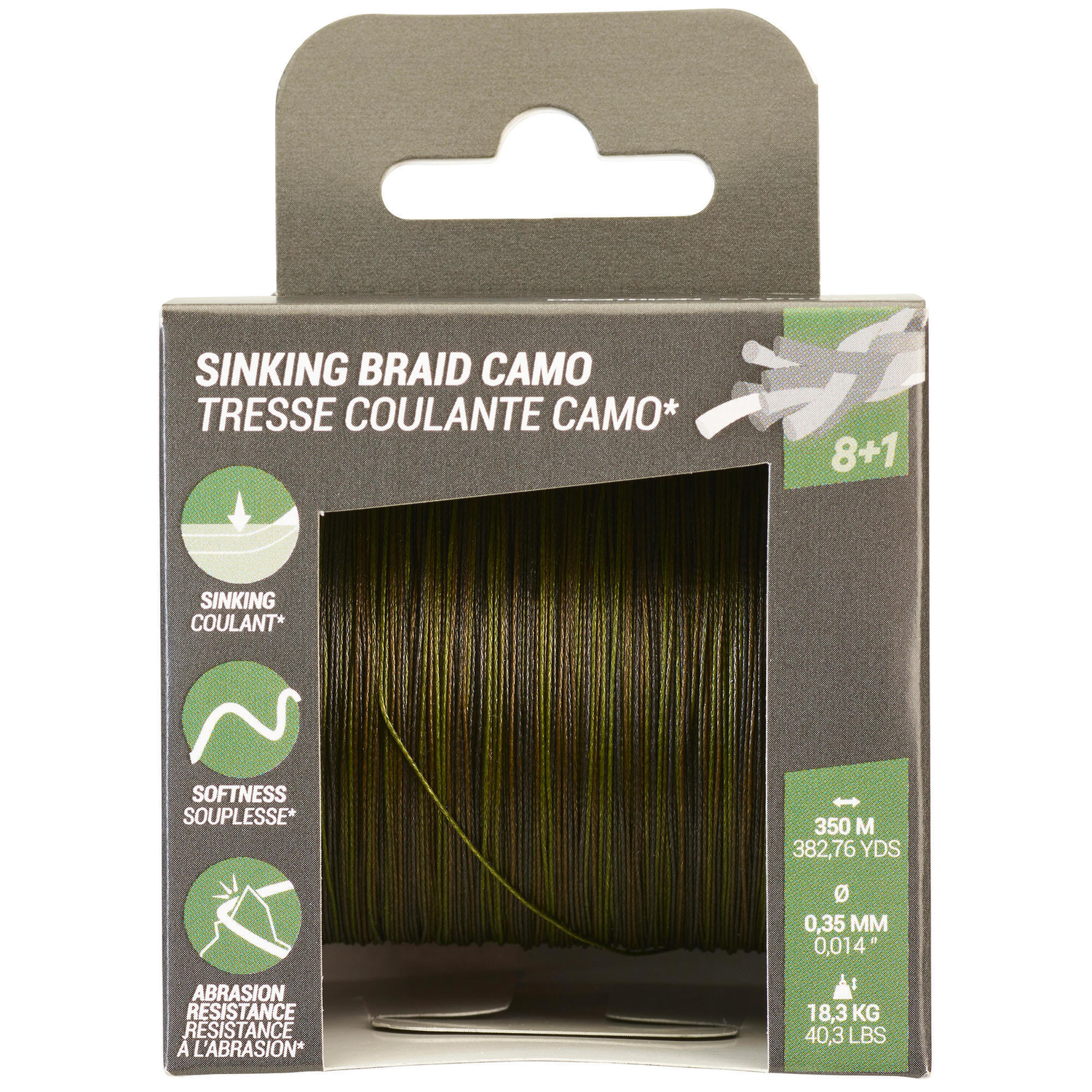 Caperlan CRP SINKING BRAID CAMO TRESSE COULANTE 20/100 500M