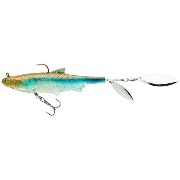 LEURRE SOUPLE SHAD A PALETTE PÊCHE AUX LEURRES ROACHSPIN 120 GARDON