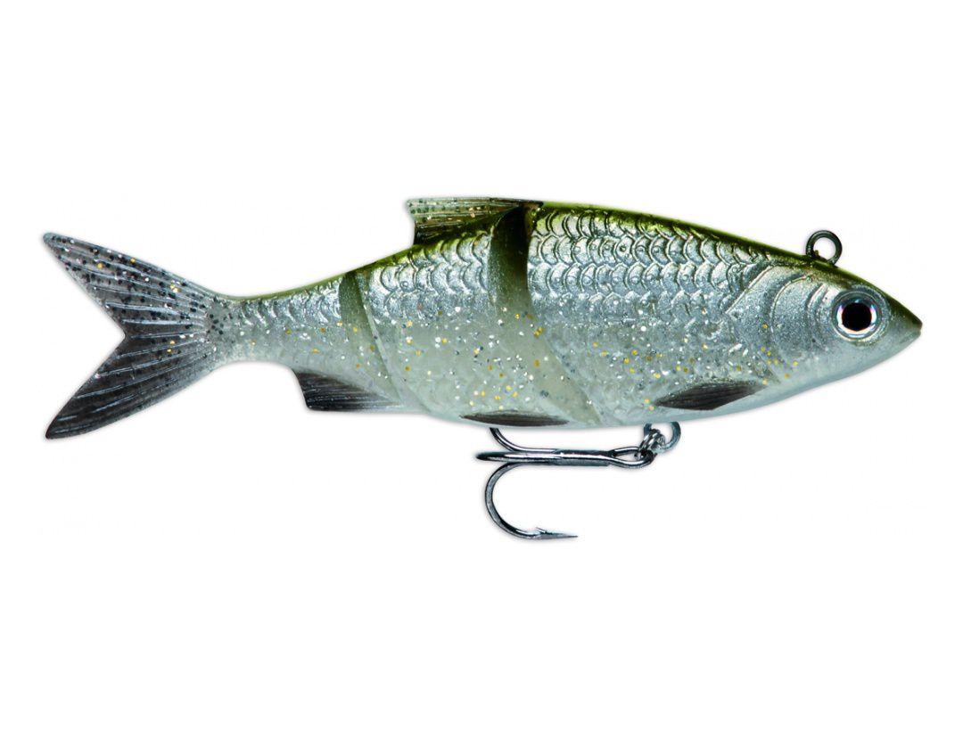 LIVE KICKIN’ SHAD LKSD04 OLIVE SHINER