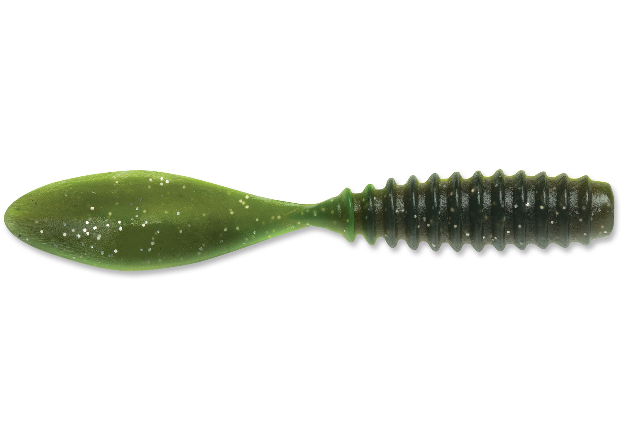 FLAP TAIL GRUB TXFGR2 BLACK CHARTREUSE