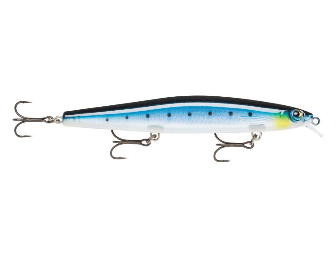 MAXRAP LONG RANGE MINNOW MXLM12 FLAKE BLUE SARDINE