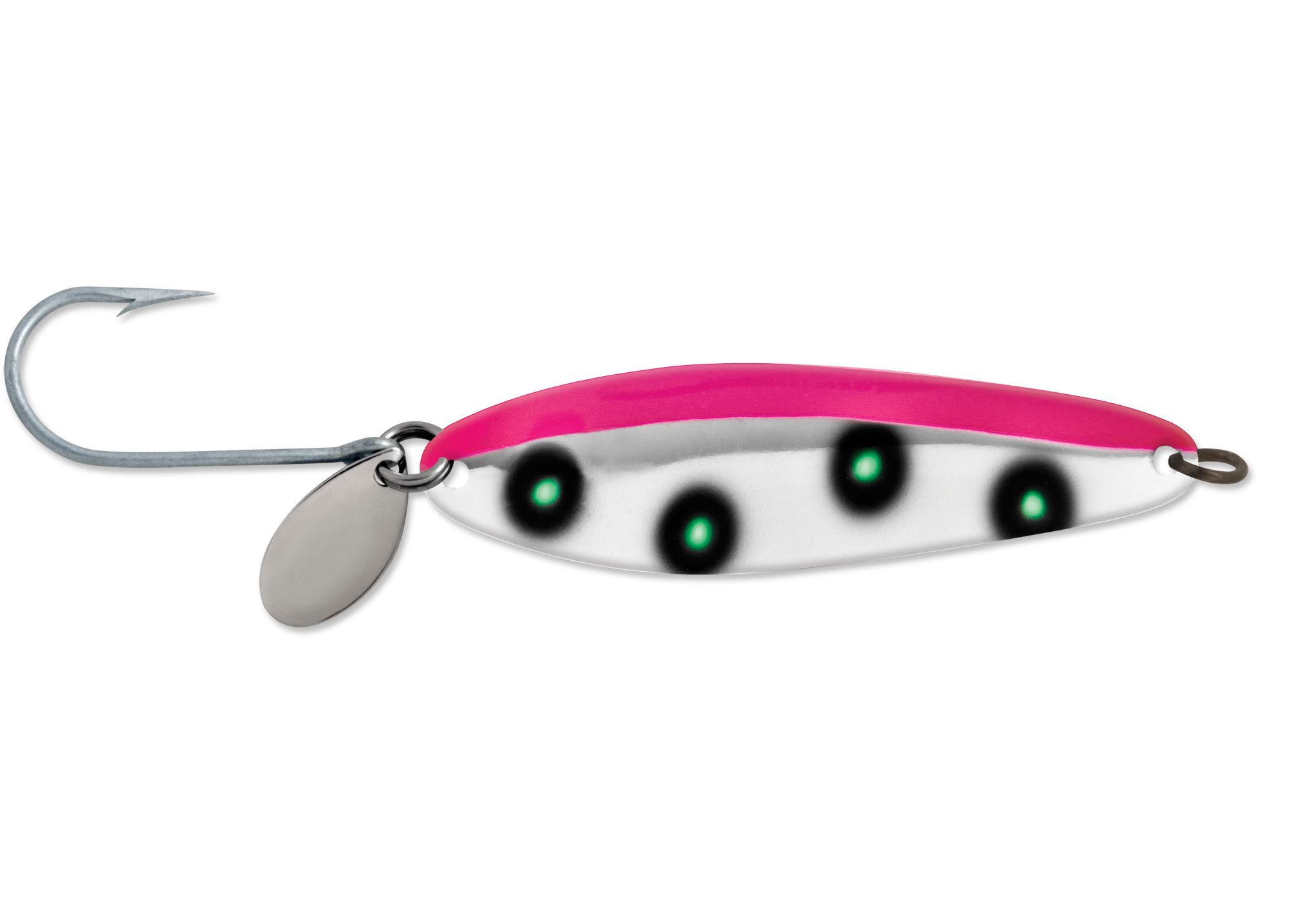 COYOTE SPOON 5841-060 FLUORESCENT PINK/CHARTREUSE UV