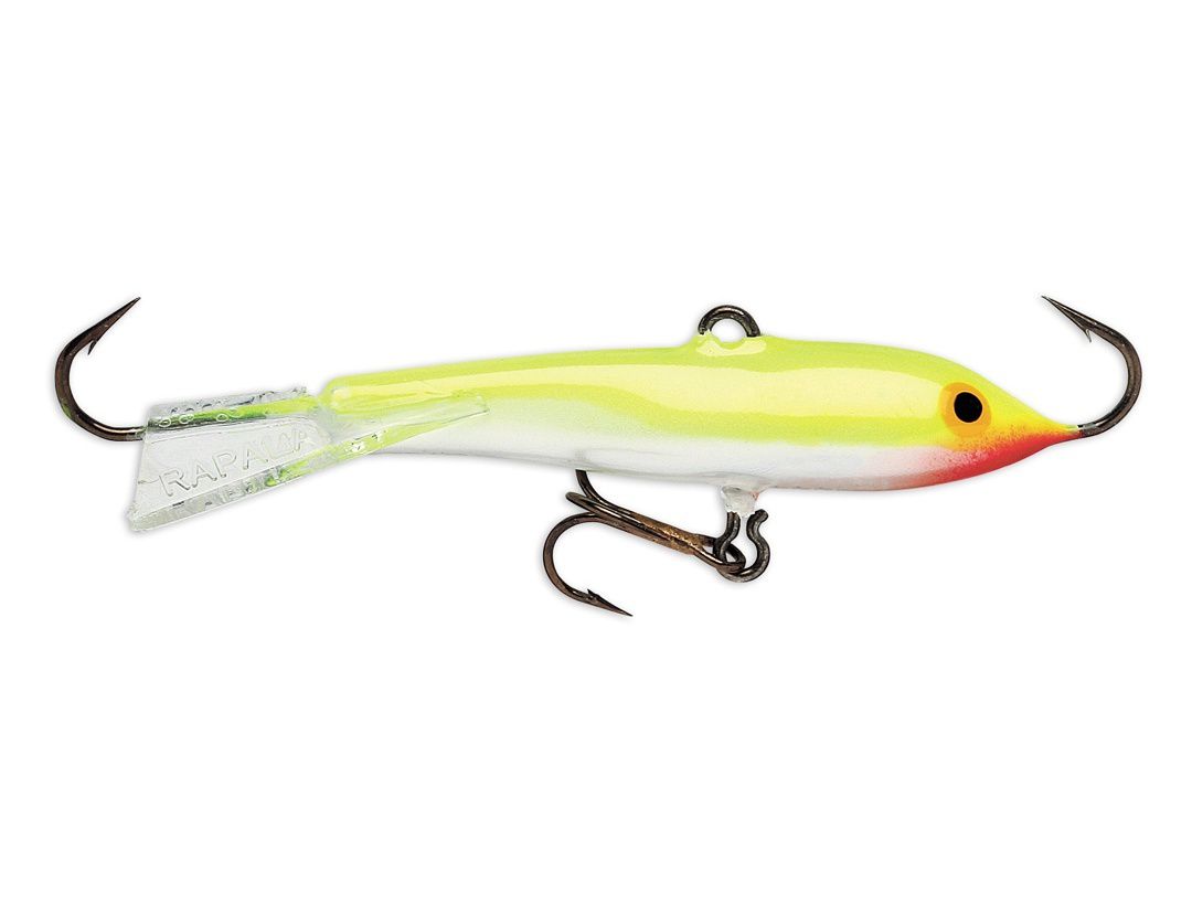 JIGGING RAP W7 SILVER FLUORESCENT CHARTREUSE