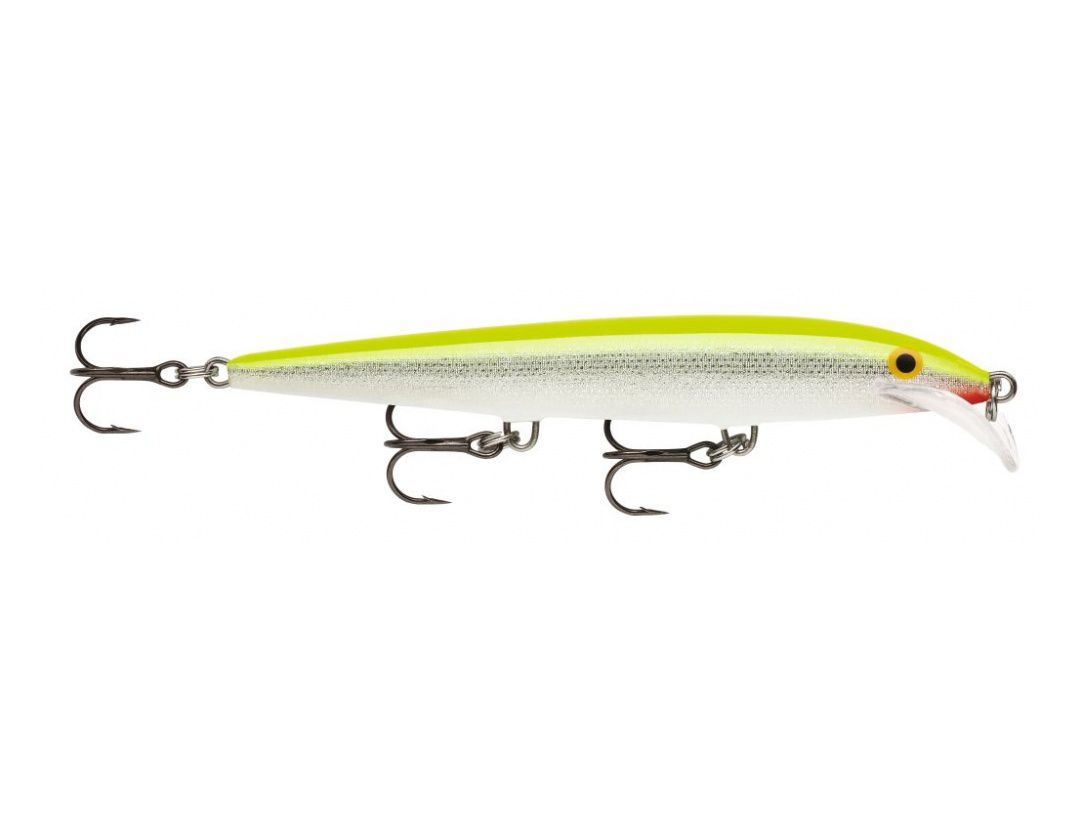 SCATTER RAP MINNOW SCRM11 SILVER FLUORESCENT CHARTREUSE