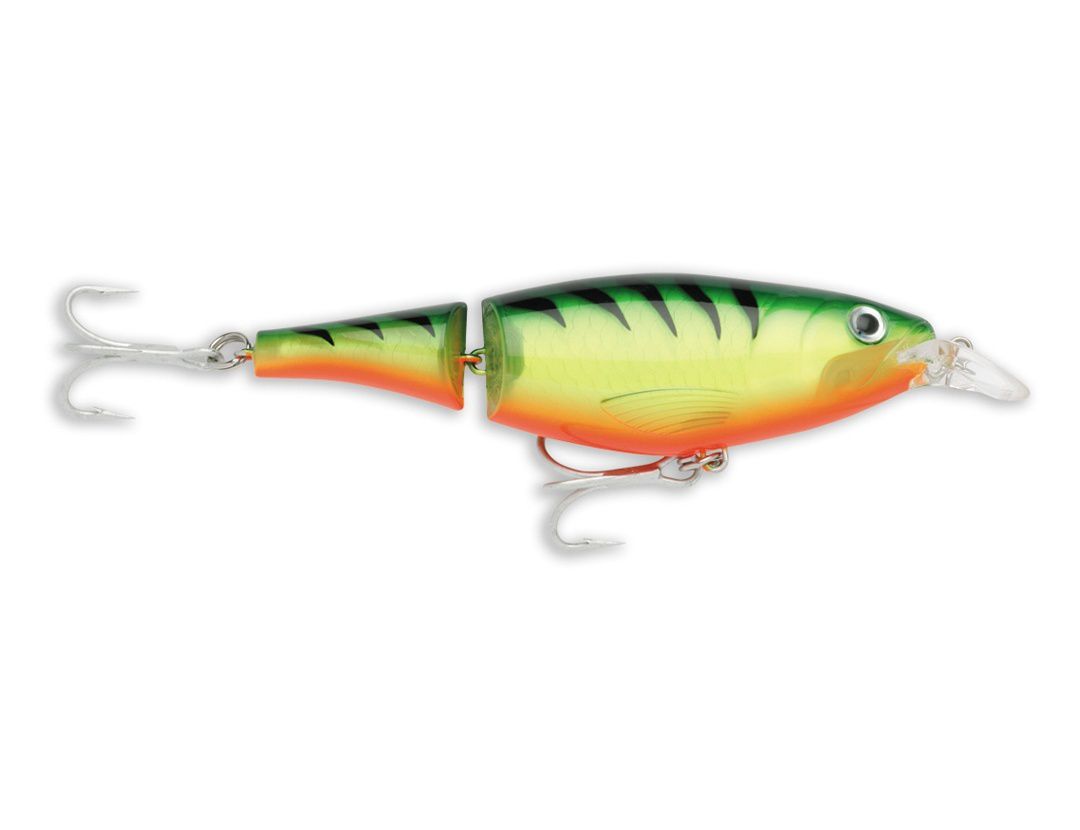X-RAP JOINTED SHAD XJS13 FIRETIGER X-RAP JOINTED SHAD XJS13 FIRETIGER