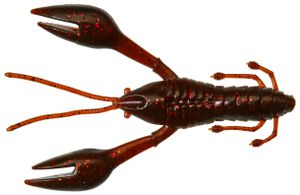 HOURRA CRAW 100 10CM BROWN OIL RED FLAKE