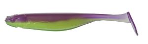 MAGIC FAT SHAD 3" PURPLE CHARTREUSE