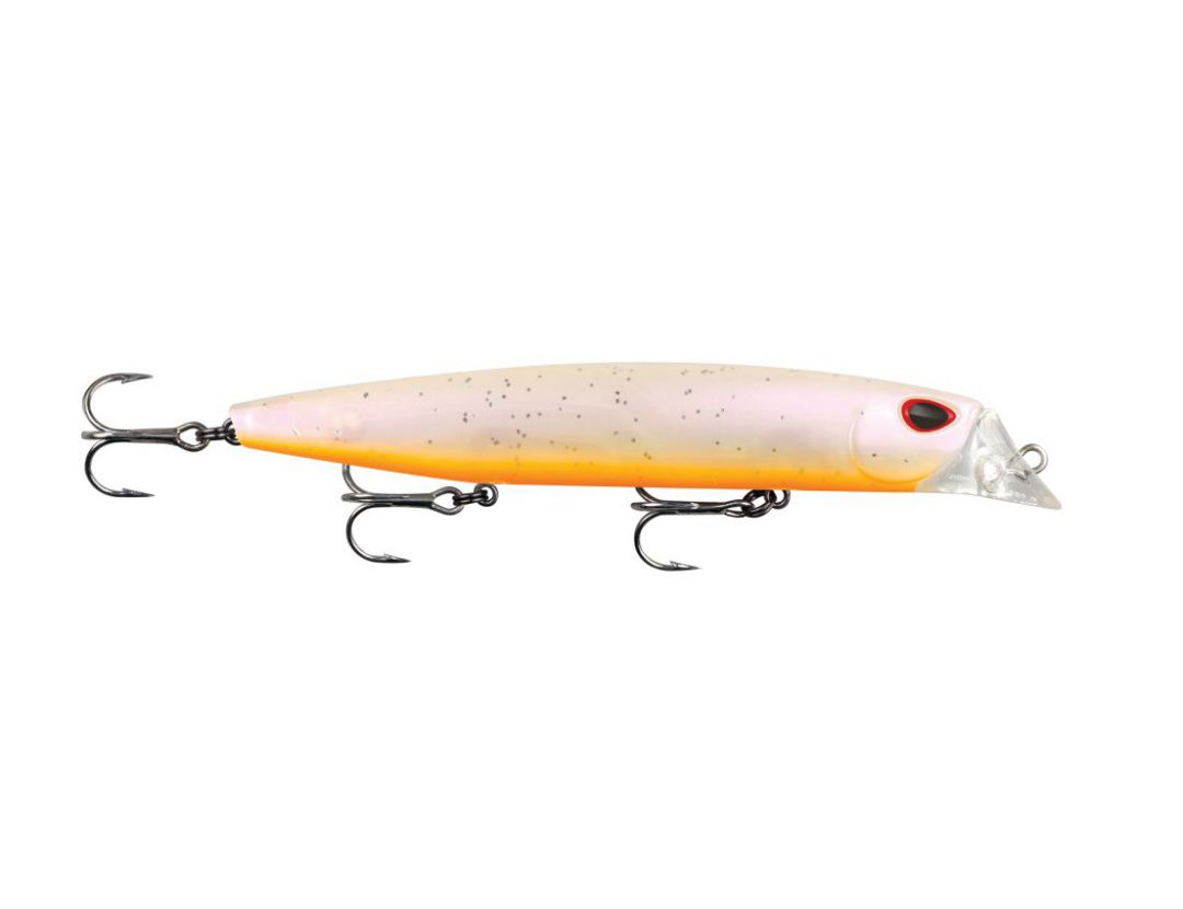 SO-RUN LIPLESS MINNOW SRLM120F UV GLOW ORANGE BELLY