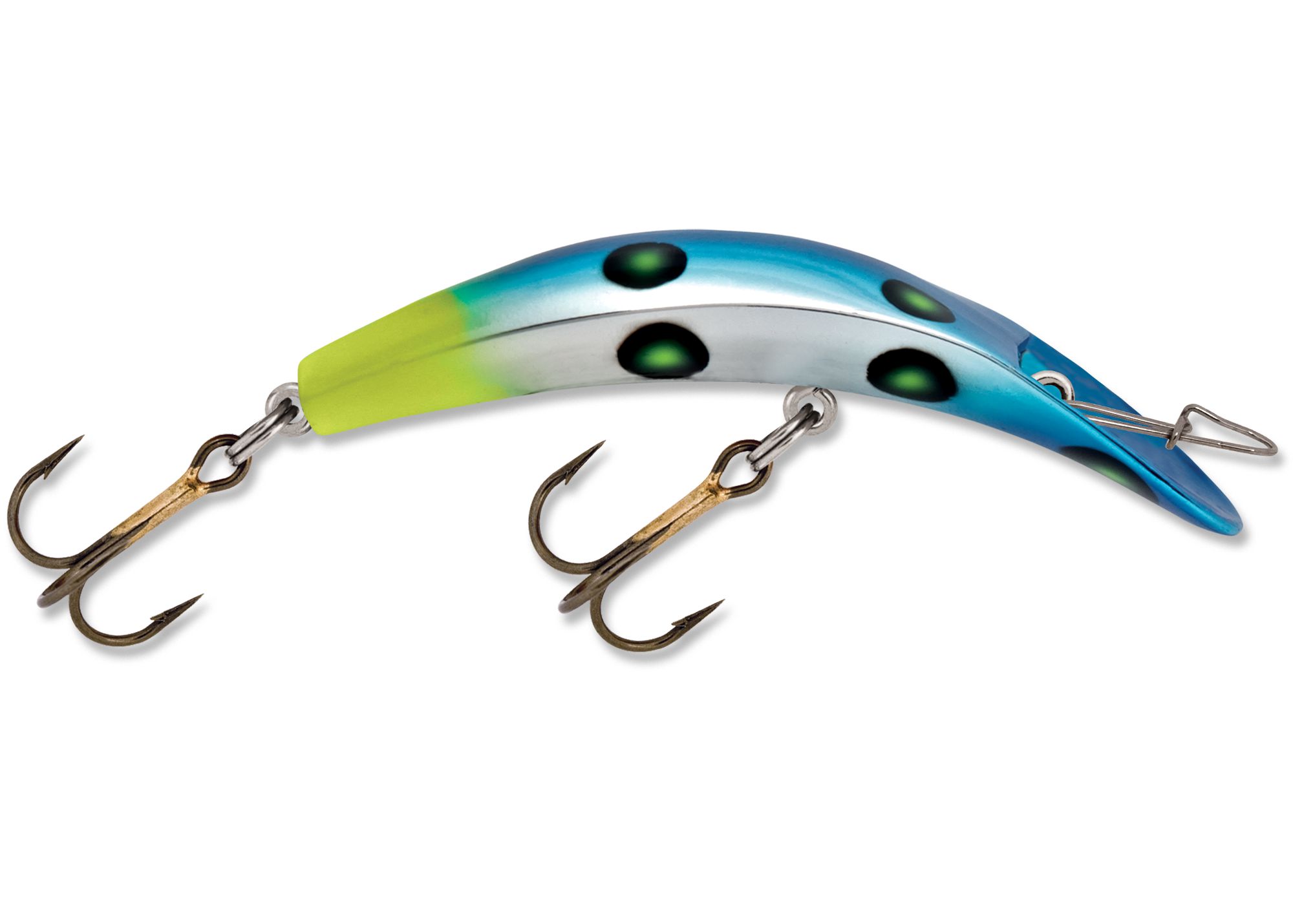 KWIKFISH XTREME (NON-RATTLE) 5413-11X BLUE/CHARTREUSE UV