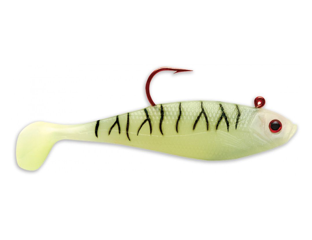 WILDEYE SWIM SHAD WSS04 GLOW TIGER WILDEYE SWIM SHAD WSS04 GLOW TIGER