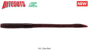 SMILE WORM DADDY 4.5" 103 - DARK RED