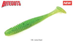 NINJA SHAD 3" 135 - LIME CHARTREUSE