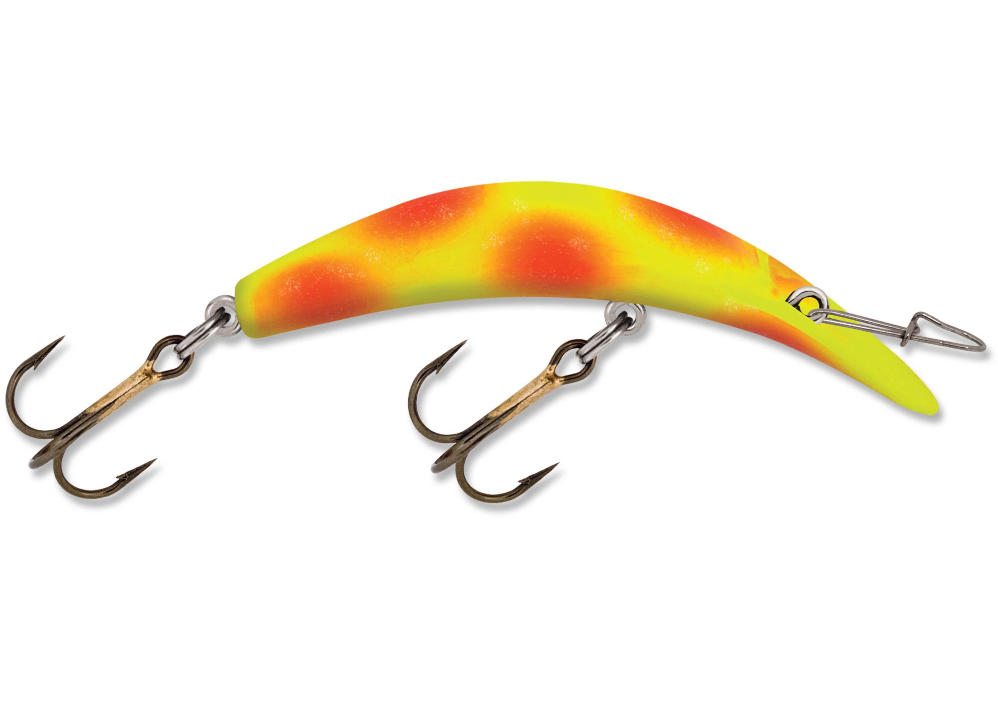 KWIKFISH XTREME (NON-RATTLE) 5413-9X CHARTREUSE/FLUORESCENT RED DOT/SPARKLE