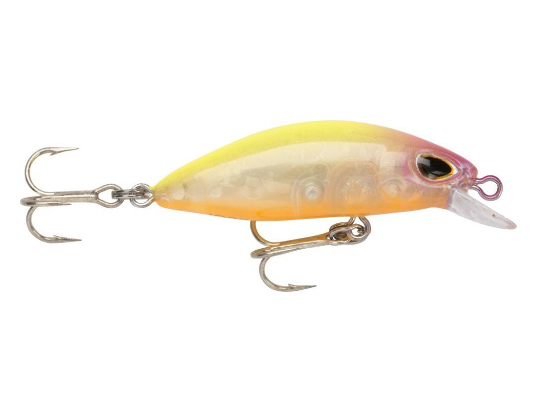 GOMOKU MINNOW GM35SP CLEAR PINK HEAD CHARTREUSE