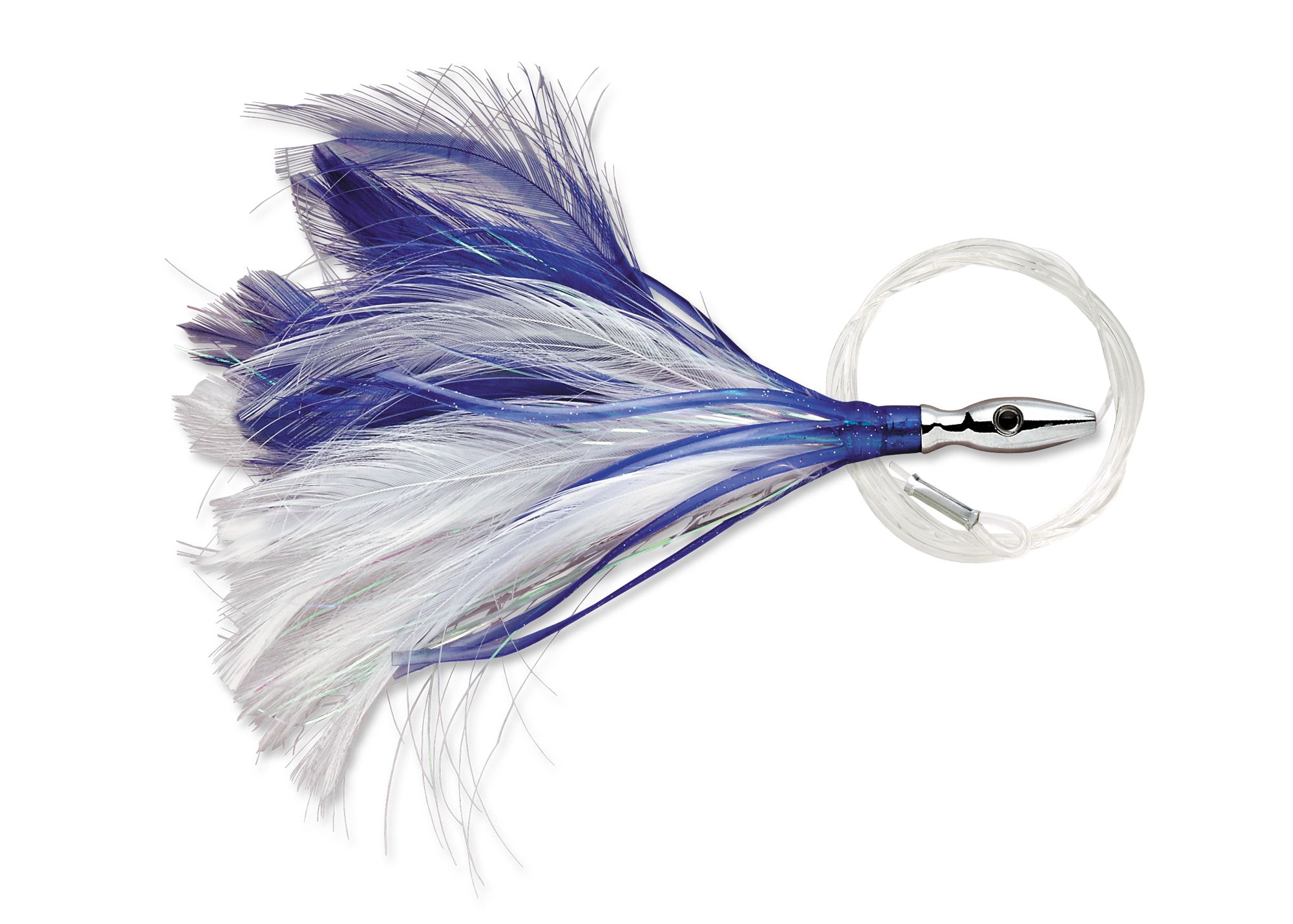 FLASH FEATHER RIGGED FFR03 BLUE/WHITE