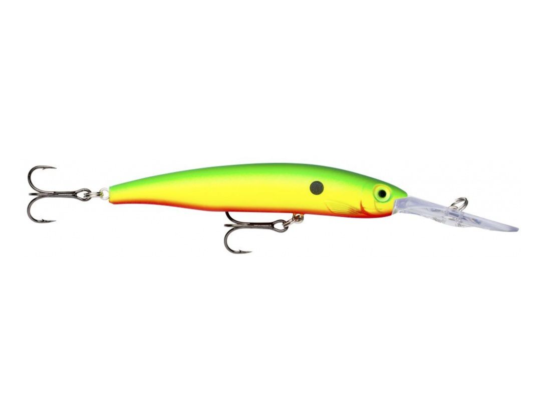 MAXRAP FAT MINNOW MXRFM09 YELLOW GREEN RED UV