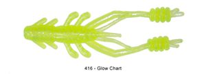 RING SHRIMP 2" 416 - GLOW CHARTREUSE